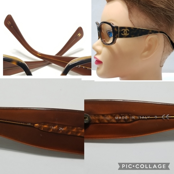 Gorgeous Authentic Chanel CC Bold statement Eyeglasses Frames - Picture 16 of 16